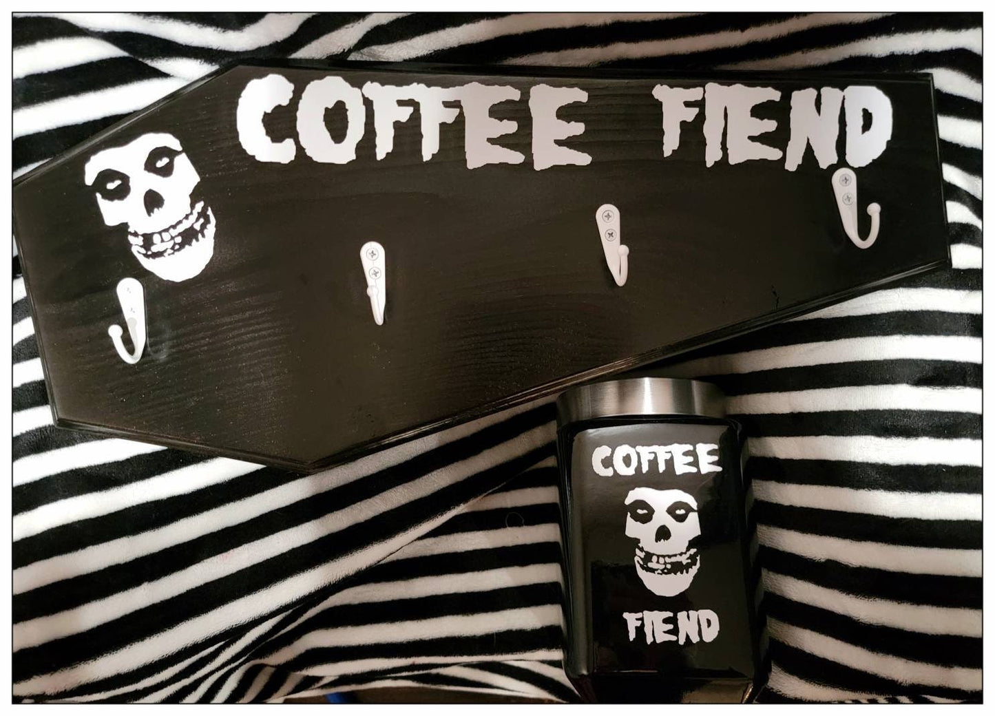 Misfits coffee mug rack