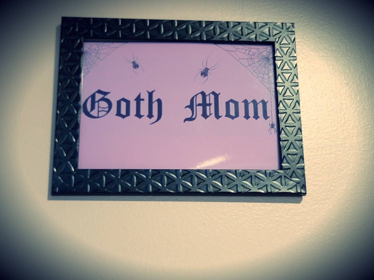 Goth mom wall decor