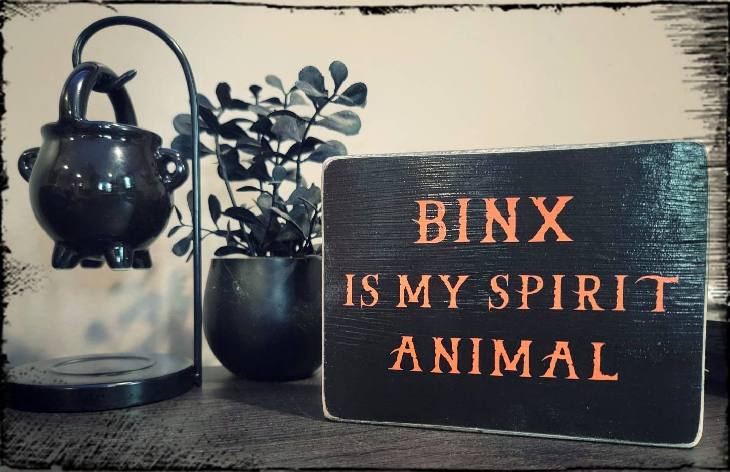Spirit animal box sign