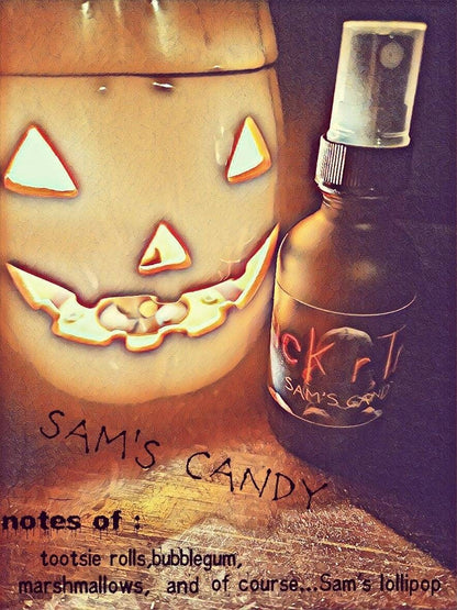 Trick  treat body mist , Sam's candy