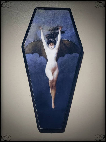 Coffin wall plaque