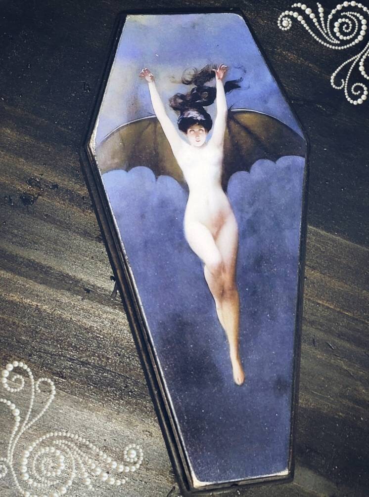 Coffin wall plaque