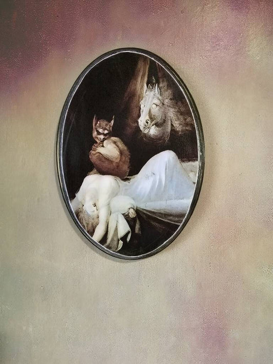 The nightmare painting plaque