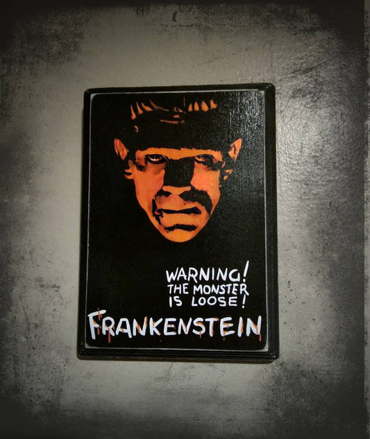 Frankenstein wall plaque