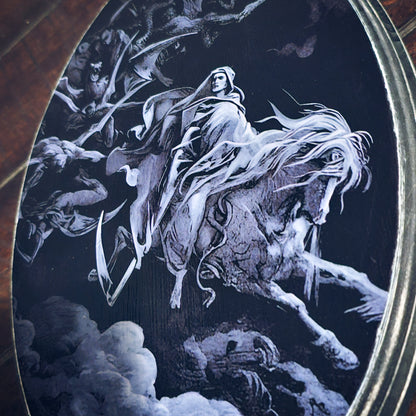 Death on a pale horse plaque